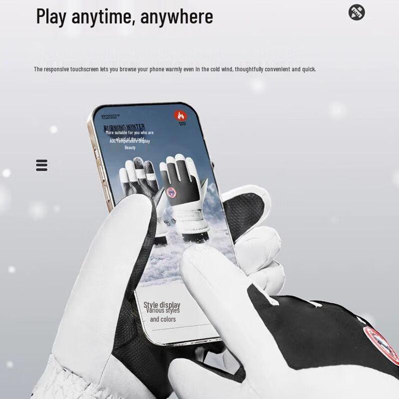 Winter Waterproof Touchscreen Thermal Gloves