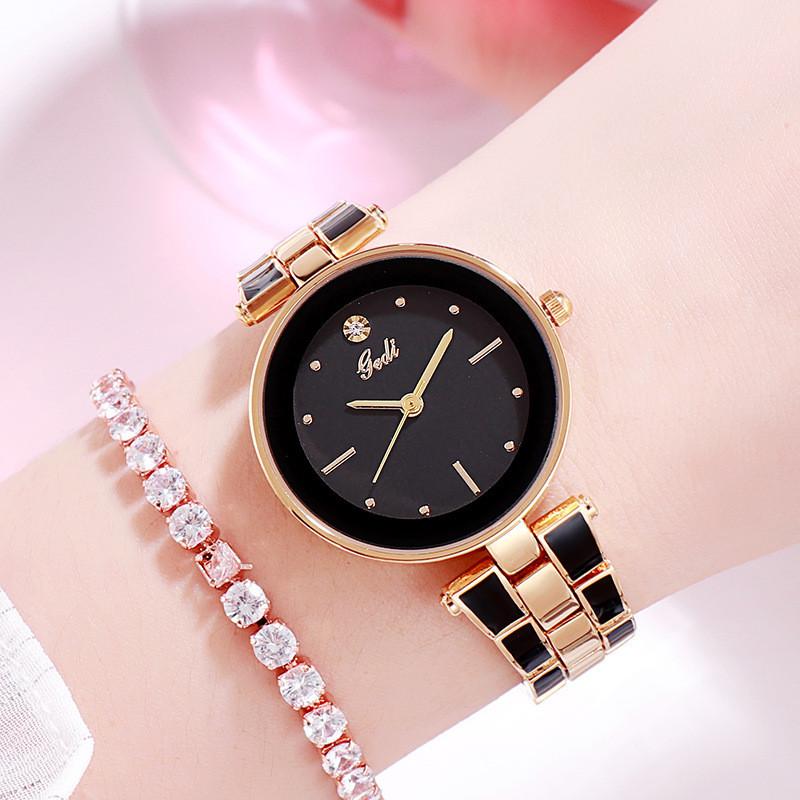 Gedi Womens Fashion Quartz Watch With Steel Band And Waterproof Feature For Casual Wear