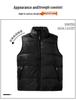 Men's Winter Stand-up Collar Down Vest - New Fashionable Warm Casual Top