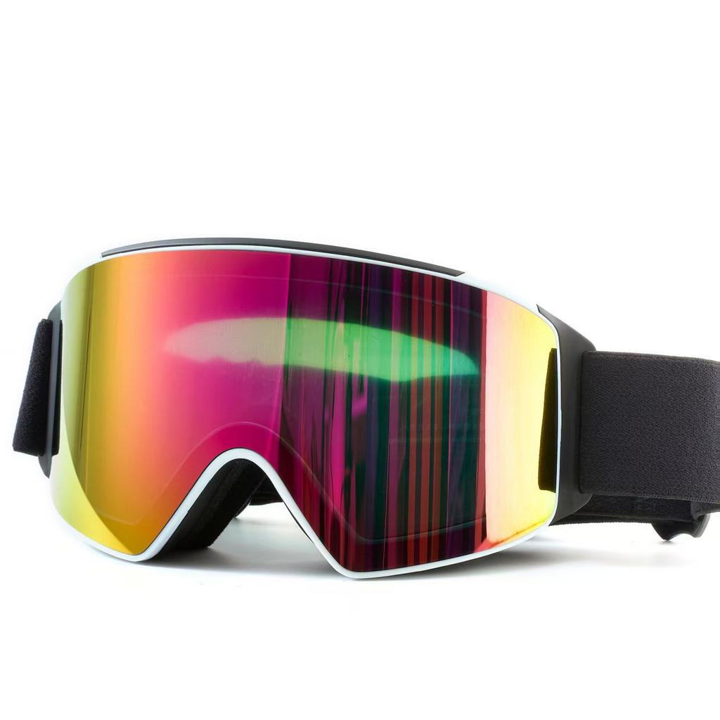 New magnetic ski goggles with double-layer anti-fog and UV protection, preventing snow blindness REVO Zengxi Kaka Myopia Ski Goggles