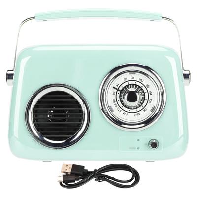 Retro Radio Bluetooth Lautsprecher Tragbarer Handheld HiFi Stereo Sound Niedliches Old Fashion Stil Radio