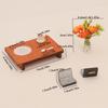 6Pcs Simulation Miniature Computer Low Table Coffee Vase Ornament Dollhouse Accessories Leisure Scene Props