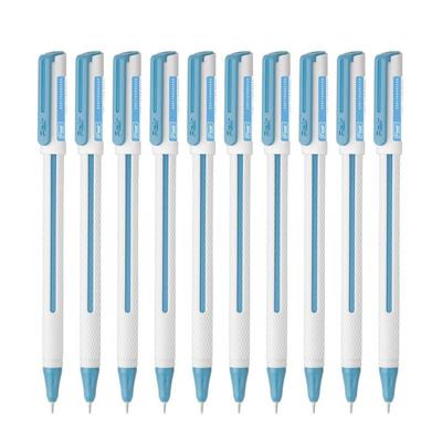 Flair Yolo NXT Waterproof Gel Ink Pen, Blue Ink, 0.7mm Tip, Pack of 1 X 10pen, Smooth Writing for School, Office & Journaling