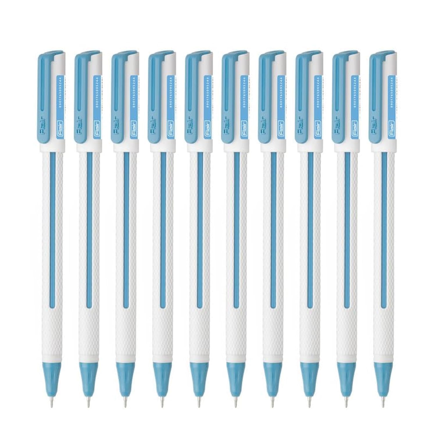 

FLAIR Yolo NXT Waterproof Blue Gel Ink Pen Pack of 40PCS Smudge Free Smooth Writing Pens for School Office College Use