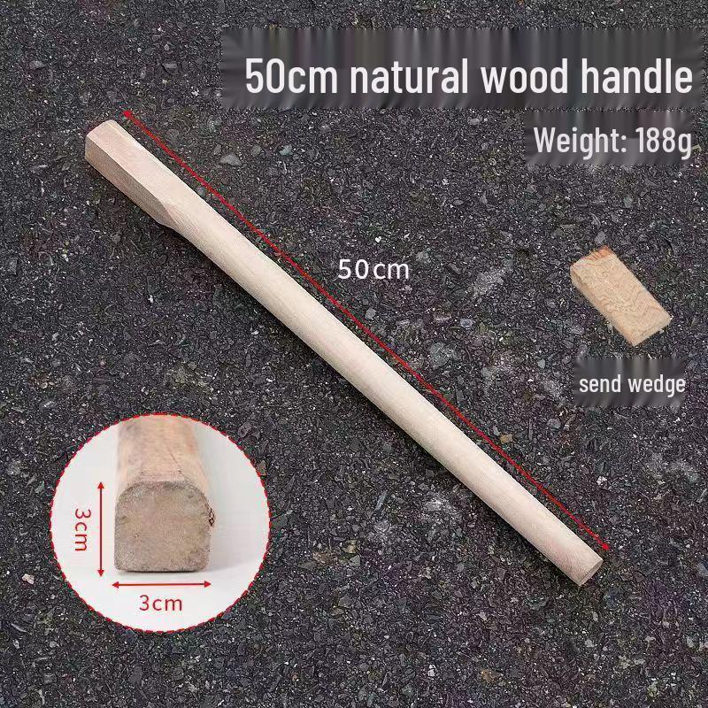 Durable Outdoor Pickaxe with Sturdy Oval Wooden Handle