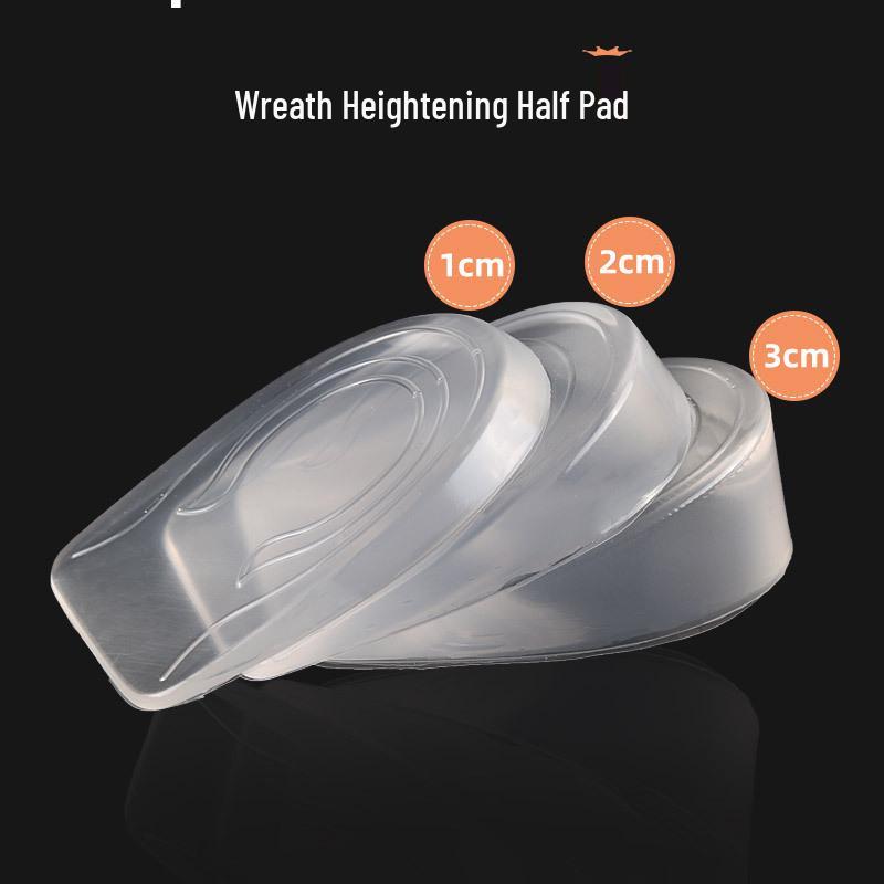 

Garland GEL Height Boost Insoles: Women s Elastic Shock-Absorbing Half Pad, Men s Invisible Heel Lift, Summer Casual Sports. 1cm Small прозрачный