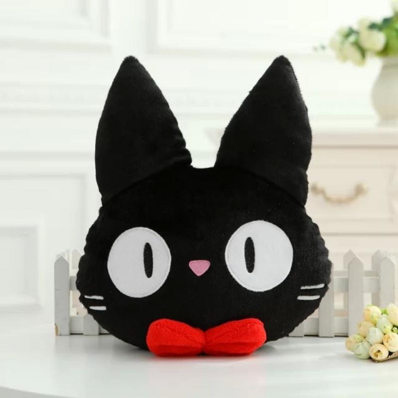 Super Weiches Niedliches Totoro Und Schwarze Katze Plüschtier Puppe Kuscheltier Kissen Wurfkissen