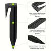 Plastic Garden Stakes for Lawn Edging Cable Fastening Durable Landscape Pins for Boundary Marking and Wire Securing with Sharp Point Design