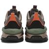 Fila Fusion QD 96 DX Fabric Synthetic Leather Comfortable Versatile Durable Low-Top Lifestyle Casual Shoes Men Sneakers Brown Green T12M411111FMJ
