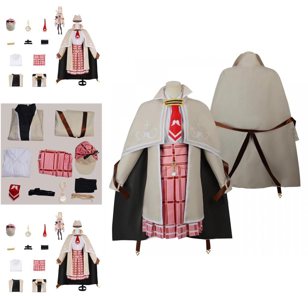 Amelia Watson Vtuber Hololive Cosplay Costume For Anime Fans In Stock