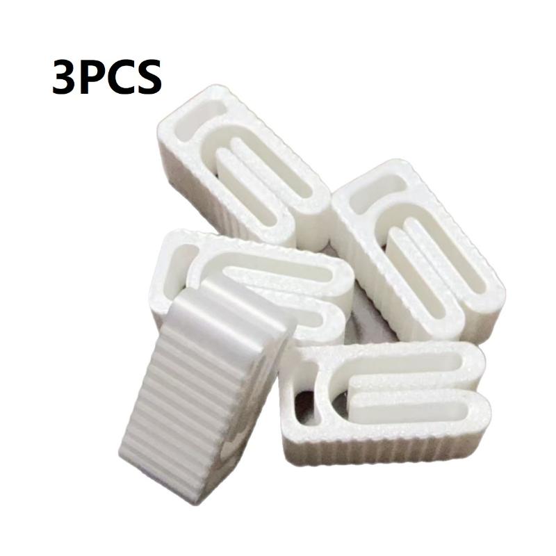 3pcs Reusable Snack Bag Clips Colorful Snack Bag Clips Portable Multifunctional Food Sealing Clips белый