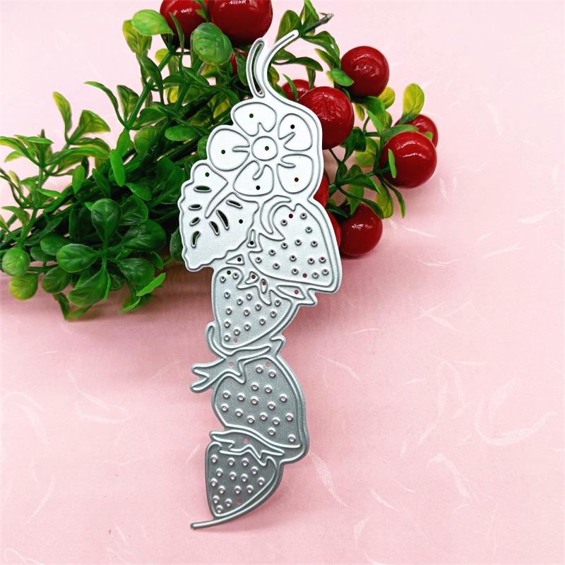 

Строка клубники, дизайн, металлические трафареты, сделай сам, скрапбукинг, тиснение, трафарет, бумага, шаблон для альбома серебряный