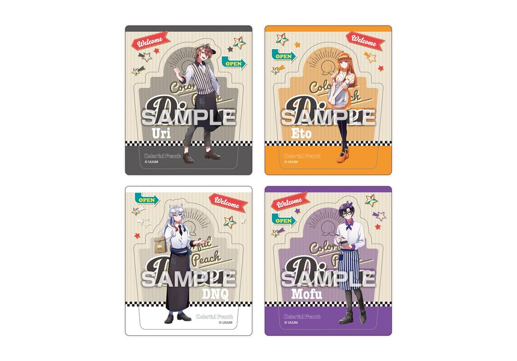 Colorful Peach Magnet Collection Gum Karapichi Diner Box 14-piece (Candy Toy)