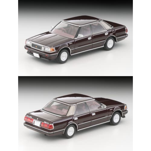 TOMYTEC Tomica Limited Vintage Neo LV-N175c Toyota Crown Hardtop Supercharged Royal Saloon (Wine) 1985 Model, Completed Model, 332718