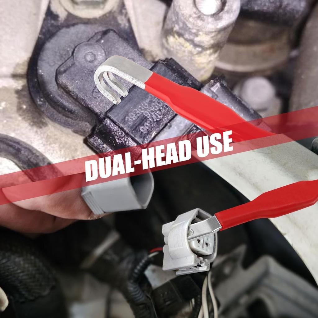 2PCS Automotive Electrical Terminal Connector Separator Removal Tool, Universal Plug Connector Remover for Cars, Multifunction Electrical Disconnect