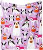 Halloween Blanket,Halloween Pink Pumpkin Ghost Mushroom Fleece Blankets,Fall Thanksgiving Farmhouse Gifts for Women Flannel Thro
