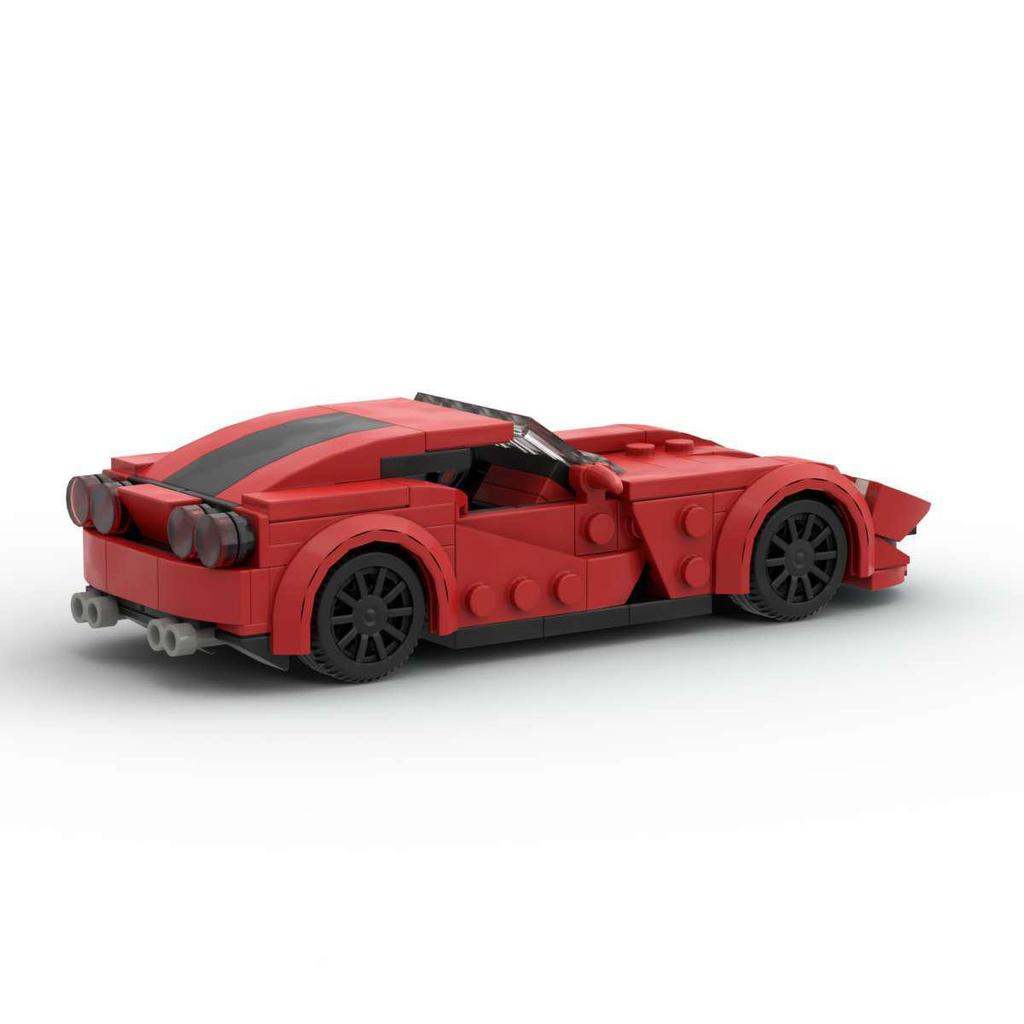 MOC Blocks Compatible with Lego: Creative Sports Car Racing Toy for Kids