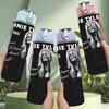 1PC Ronnie Wood 750ml Sports Water Bottle Leakproof Straw Lid Outdoor Office Home
