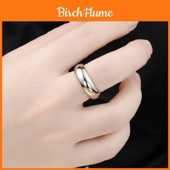Elegant Sliver Color Fashion Wedding Rings Set For Women And Men With High Quality Material