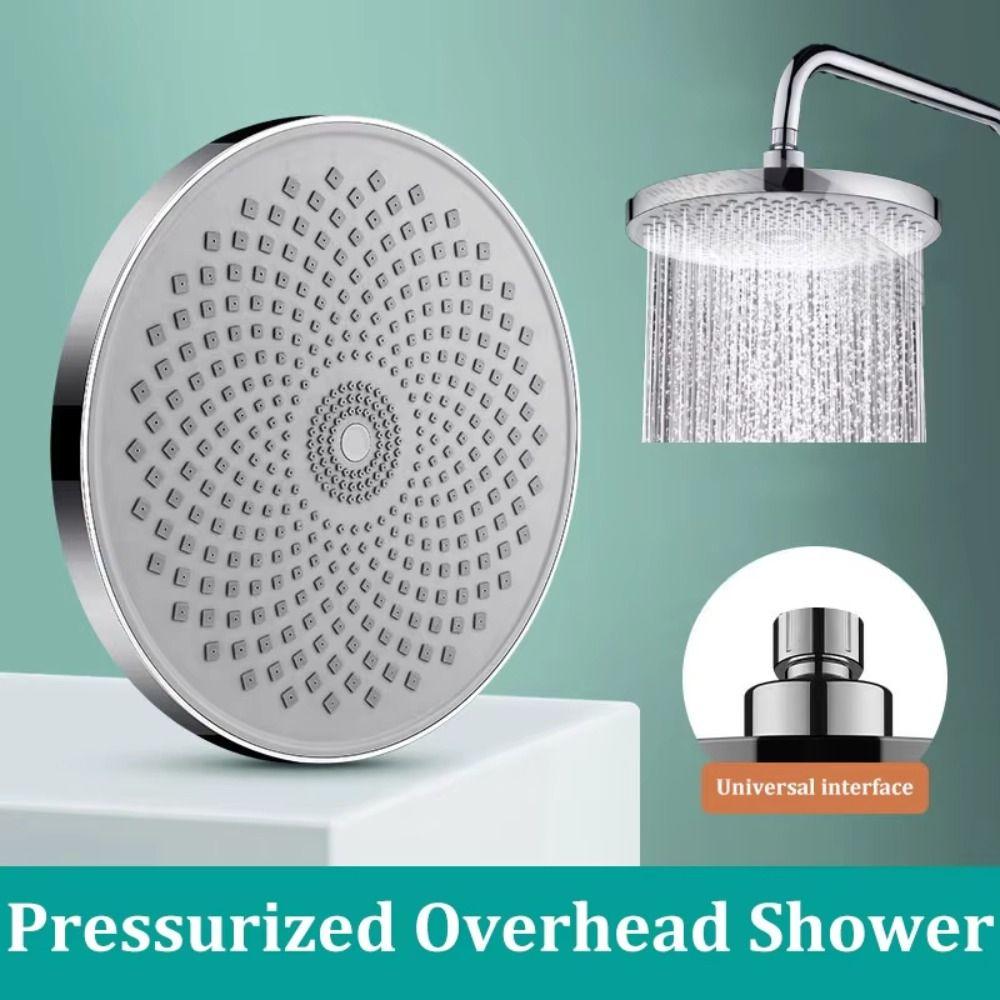 360° Swivel Pressurized Shower Head 9-inch Large Adjustable Shower Head Bathroom Accessories