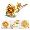 5/10Pcs Gold Artificial Flowers 18CM Fake Flower Valentine's Day Decoration for Woman Girlfriend Gifts Ornament Party Supplies