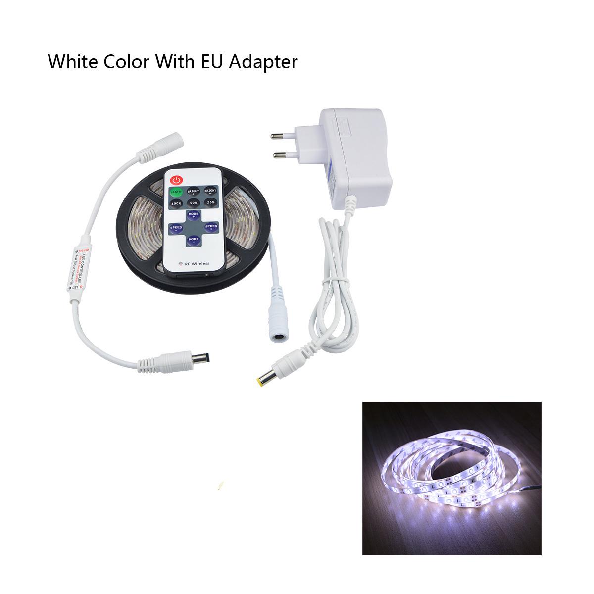 

Внутреннее освещение Светодиодная лампа с регулируемой яркостью Светодиодные светильники для шкафа Радиочастотный пульт дистанционного управления Свет для кухонного шкафа Stais Декор для спальни 12 В Гибкая светодиодная лента с вилкой европейского стандар