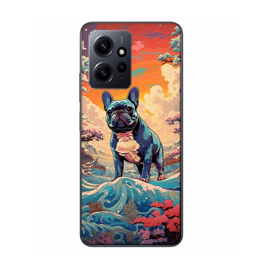French Bulldog Dog Pug Luxury Phone For Xiaomi Redmi Note 14+ 13 K70 Pro Plus Redmi 13C 14C 12C 12 10 10A 10C 9 9A 9C 9T 8 8A Co