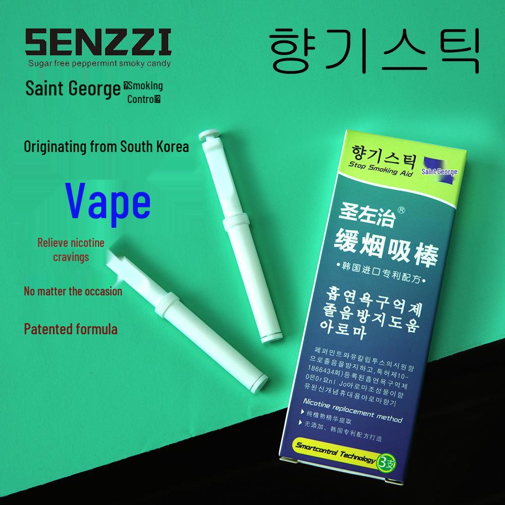 St. Georg Minze Raucherentwöhnung Mundstück 2024 Unisex-Modell - Erfrischende mentale Hilfe