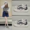 Summer Little White Shoes New Korean Version Ins Female Students Height Increase Breathable Sports Board Shoes Trendy Casual Shoes SH602