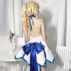 Fate/ZERO Type-Moon 10th Anniversary Cosplay Costume Saber Cosplay Costume Saber Lily Halter-Neck Sailor Uniform