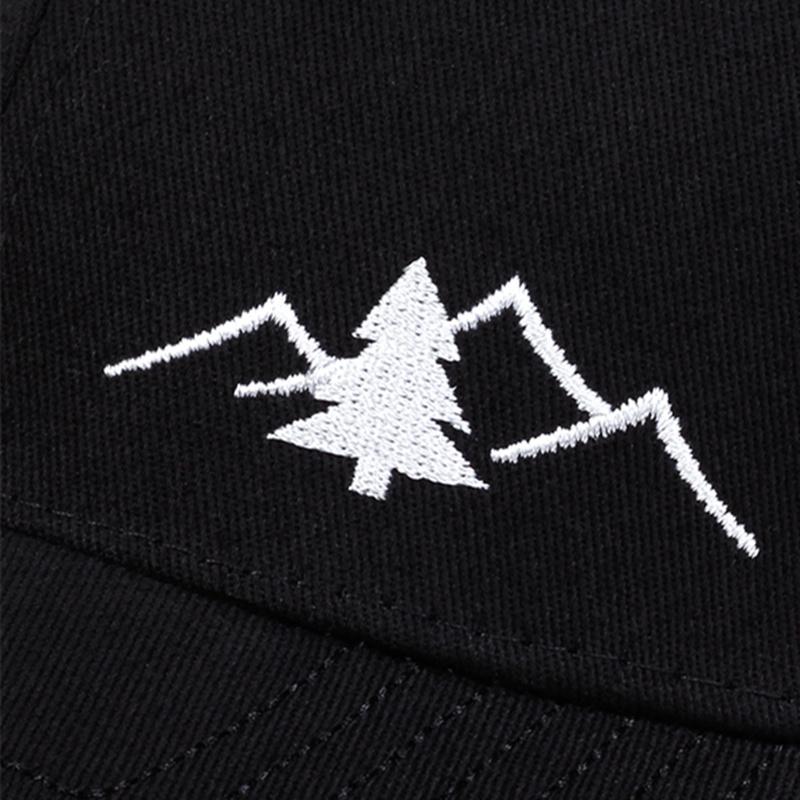 Fashion Mountain Embroidery Baseball Cap Summer Breathable Mesh Caps Adjustable Hip Hop Trucker Hats Men Women Outdoor Sun Hats