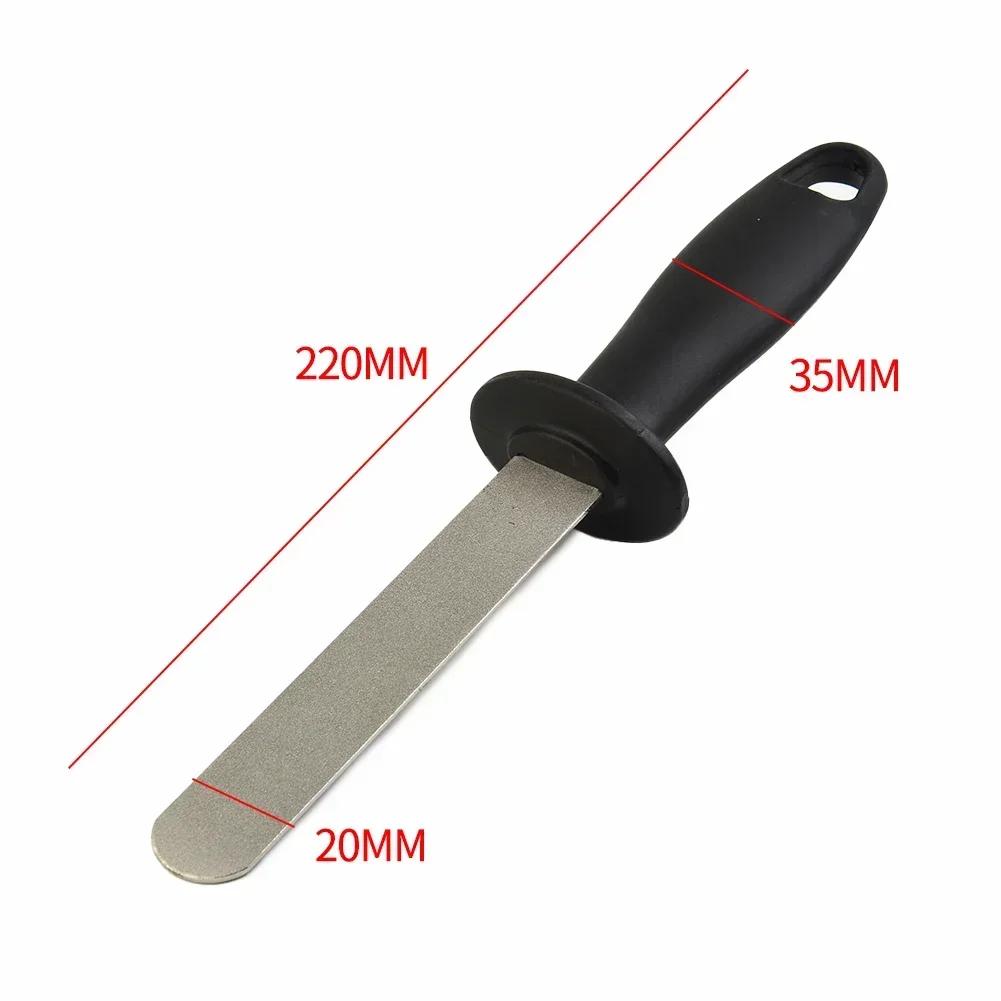 for knives dmt diamond stone 400# 1000# Double Sided Knifes Sharpener Utensil Grip Noslip Handle Diamond Knifes Sharpening Stone