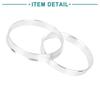 ACROPIX Hub Center Ring 66.6-64.1 Mm Silver Tone 4pcs