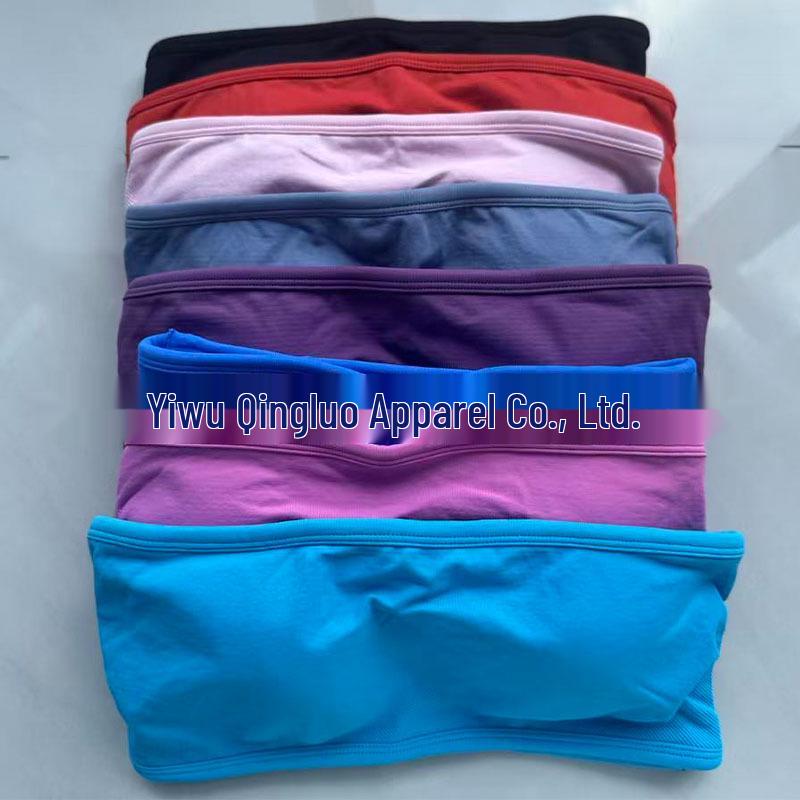 Dfyne Strapless Bandeau Beautiful Back Wire-Free Sports Yoga Bra