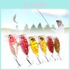 Lifelike Orange Red Fishing Lure 4g Bionic Surface Floater For Long Casting