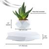 Levitating Air Bonsai Pot Rotation Flower Pot Planters Magnetic Suspension Floating Pot Potted Plant Home Without Plants