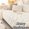 Merry Christmas Soft Faux Fur Warm Sofa Covers Anti-slip Couch Protector Solid Color Sofa Cover Towel Sofa Blanket Pet Kid Mat
