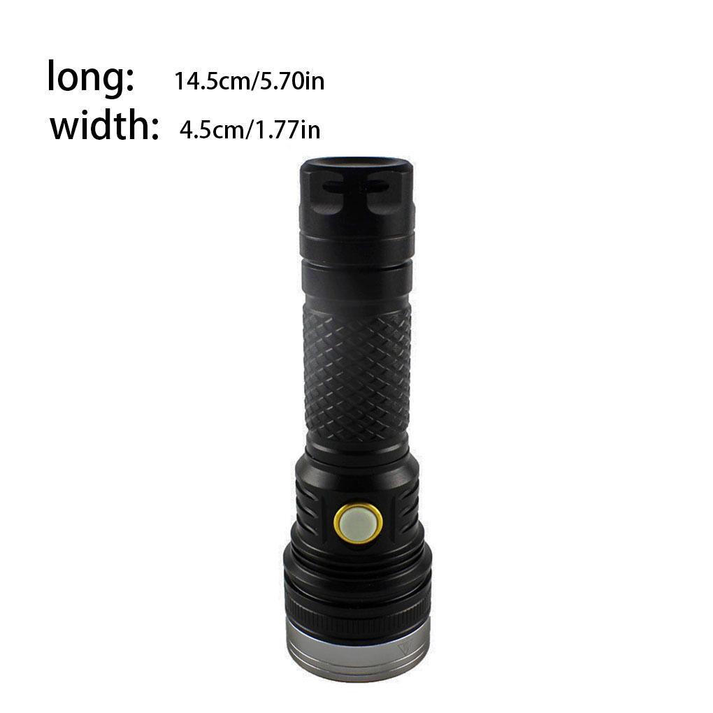 Flashlight Powerful Super Rechargeable Camping Mountaineering Outdoors Torch Portable Brightness Adjustable Supply