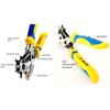 S&;R HOBBY Set Punch Pliers, Eyelet Pliers, Rivet Pliers 2-2.5-3-3.5-4-4.5 Mm. With 6 Interchangeable Tubes.