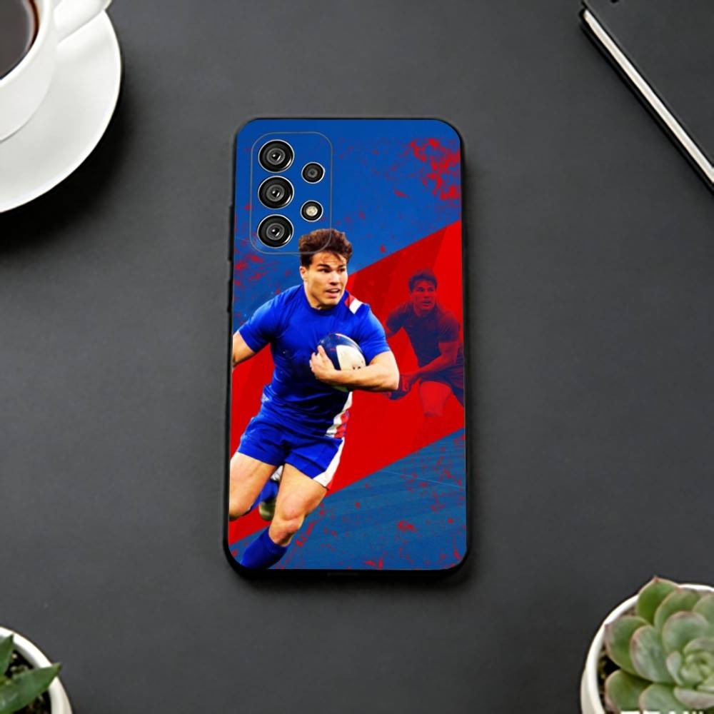 Antoine Dupont for Rugby Fans Phone Case For Samsung S25,S24,S21,S22,S23,S30,Ultra,S20,Plus,Fe,Soft Silicone Black Cover