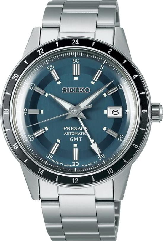 

Seiko Watch Presage Style60 s GMT SARY229 Men s Silver Watch