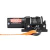 Wciągarka elektryczna 1134 kg, Wciągarka 12V DC do ATV/UTV z liną syntetyczną 4,8 mm x 12 m i przewodowym pilotem zdalnego sterowania, Wodoodporność IP55, Rolka prowadząca z aluminiową obudową