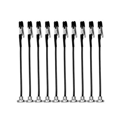 Confezione da 10 Bacchette con Morsetti a Coccodrillo Magnetiche per Pittura di Modelli e Artigianato Fai da Te