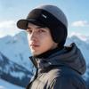 Windproof Winter Thermal Knitted Baseball Cap with Ear Protection for Men and Women OutdoorSports Running Hiking Beanie Warm Hat