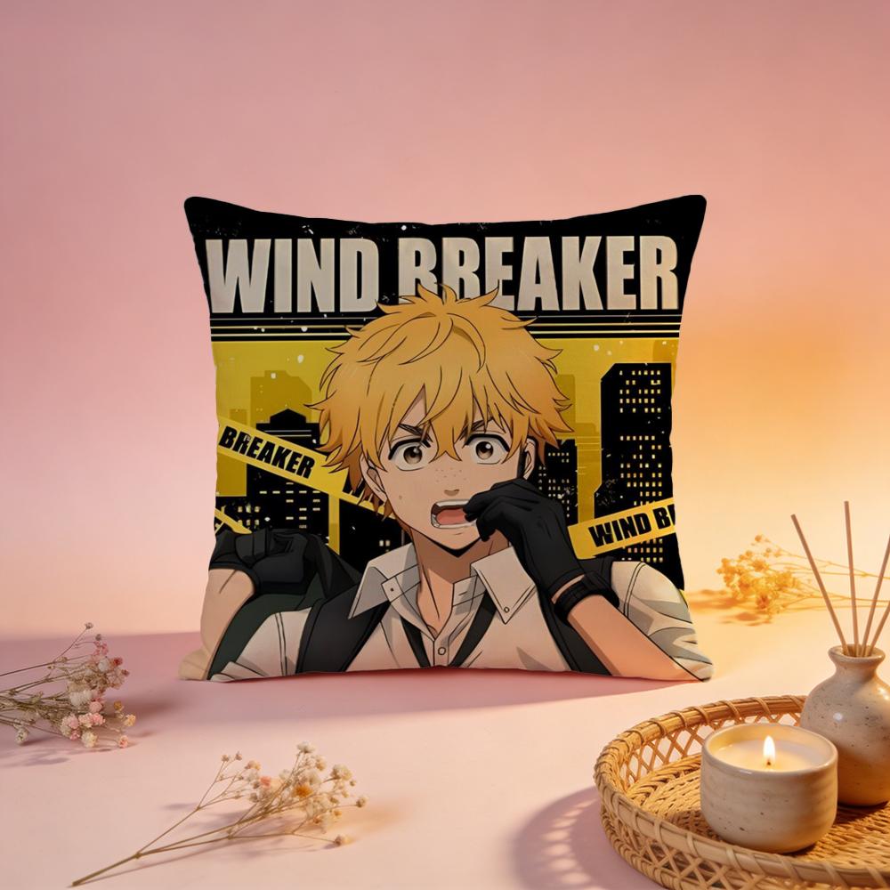Popular WWind Breakered Cushion Cover Comfortable Durable Pillow Cover MultiScene for Home Office Car Sofa