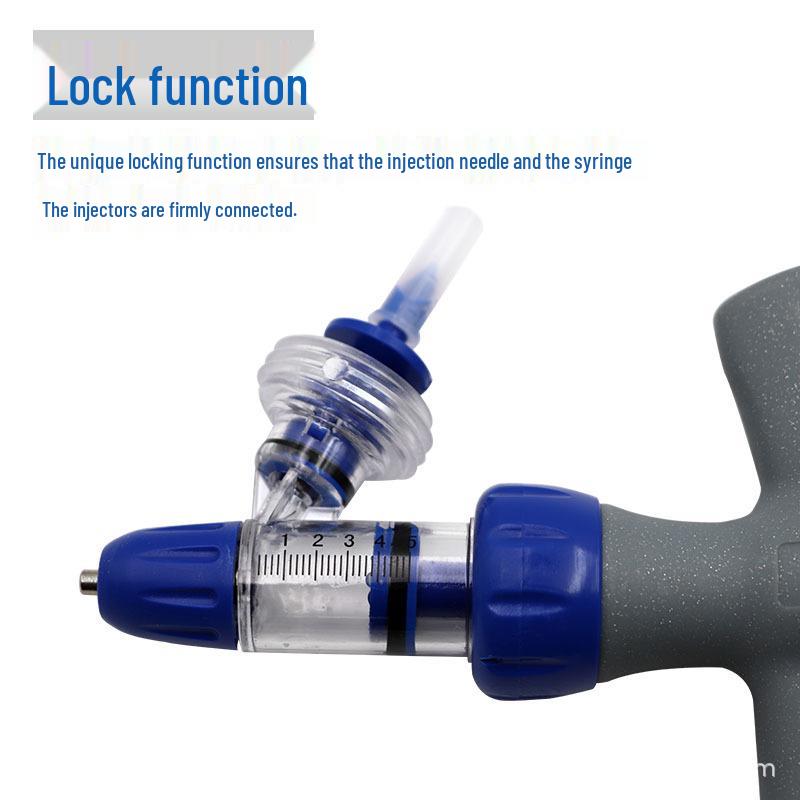Veterinary Syringe for Continuous Vaccine Injection In Pigs, Cattle, Sheep, Poultry