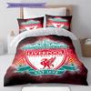 Liverbird logo  Pattern Bedding Quilt Set Quilt Cover Pillowcase Home Decoration Birthday Gift (1 * duvet cover + 2 * pillowcase, without core)