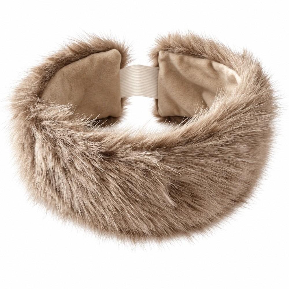 Thickened Ear Warmer Elastic Plush Hairband Fur Earwarmer Fur Headband Party