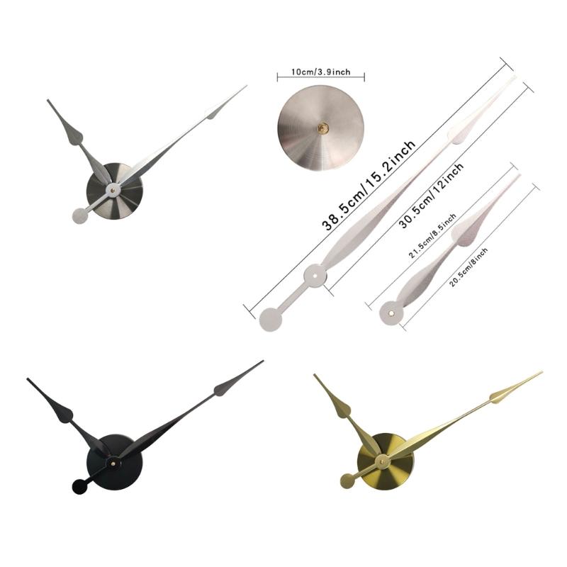Hochleistungs-Uhrwerk für große DIY-Uhren Einfache 60-Sekunden-Installation mit langen Metallzeigern