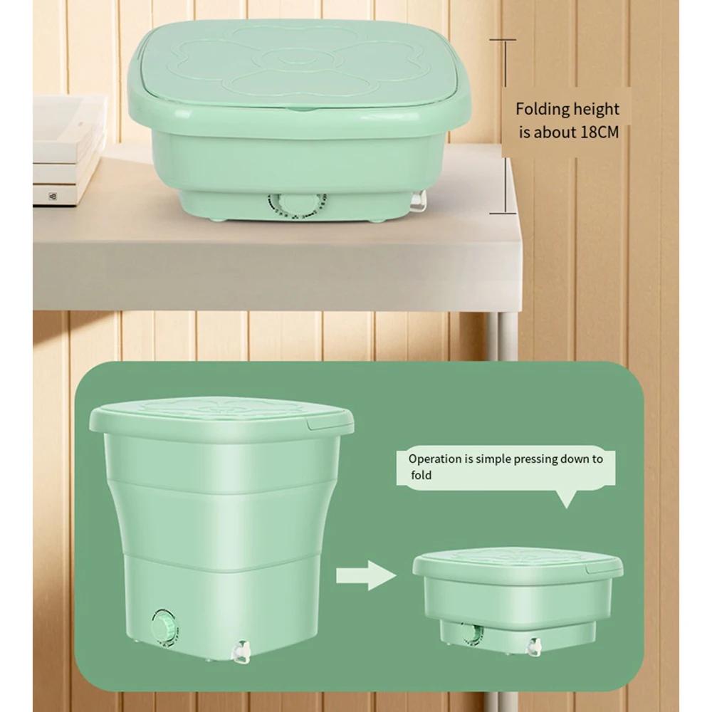 Multi Functional Portable Large Capacity Automatic Folding Washing Machine,Dormitory Washing Machine For Easy Storage And Travel